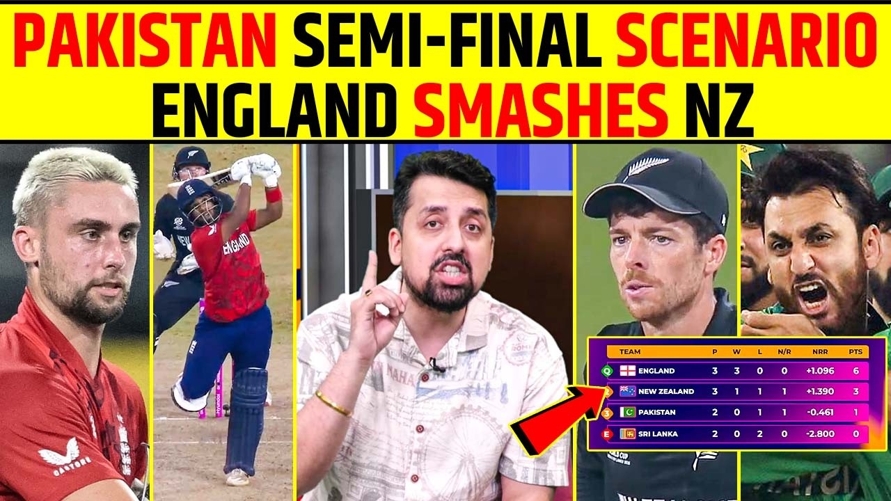 ENGLAND SMASHES NEW ZEALAND, PAKISTAN SEMI-FINAL SCENARIO EXPLAINED #t20worldcup2026 #indvspak