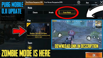 PUBG Mobile ZOMBIE Mode Gameplay !!! FIRST LOOK - NEW EVENT GUN - PUBG Mobile 0.11 BETA !!!