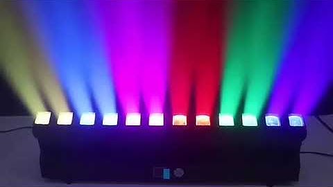 12x40w Led Bar Light Rgbw 4in1 Pixel Zoom Matrix Dj Stage Effect Wash Sharpy Beam Moving Head Lights