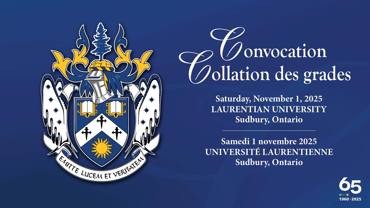 Fall Convocation 2025 / Collation des grades d'automne 2025 - November 1 at 2:30 p.m.