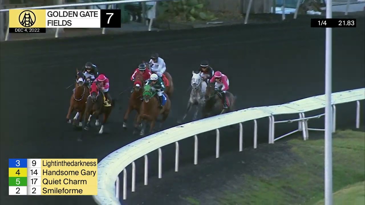Smileforme Wins Race 7 on December 4, 2022 at Golden Gate Fields