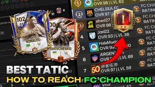 BEST Tatic For Manager Mode in FC MOBILE! How To Reach FC CHAMPION in FC MOBILE!