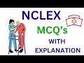 NCLEX REVIEW - RN EXAM MCQ | NCLEX RN | NCLEX EXAM | NURSING NCLEX | MODEL MCQ