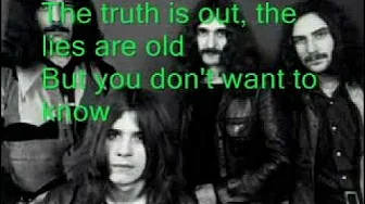 Black Sabbath Sabbath Bloody Sabbath lyrics YouTube Black Sabbath Sabbath Bloody Sabbath lyrics YouTube