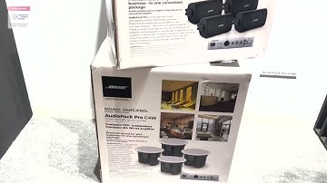 ISE 2024: Bose Professional Unveils AudioPack Pro Systems With FreeSpace Loudspeaker, Amplifier