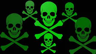 Green Screen Skulls Fading Beat
