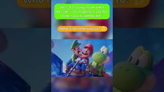 I know who Luigi might be referring to... #mariogalaxymovie #shorts