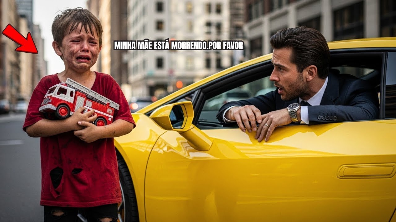 “Minha Mãe Está Morrendo!”, Clama Menino de Rua — A Reação do Milionário Surpreende Todos!