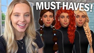 Favourite HAIRSTYLES custom content in The Sims 4!