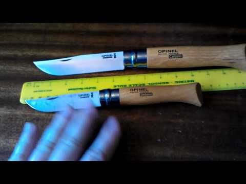 Opinel no 9 & no 12 review - bushcraft, carving, outdoors