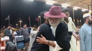 Beloved son Awais Raajaa seen off  for back to japan at Sindh Airport with the prayers on 29.03.2026