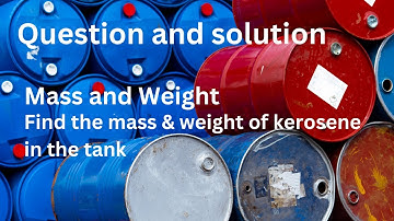 Fluid Mass and Weight Question 1 with Answer - density, specific weight, specific gravity, volume