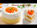 Light and refreshing Orange Cheesecake | 香橙乳酪蛋糕