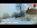 Escape from the snowstorm why i have to abandon the cabin  ep 36