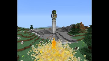 minecraft mod showcase Practical Space Fireworks