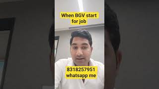When Does Background Verification Start for a Job? Complete BGV Process Explained #shorts #bgv #jobs