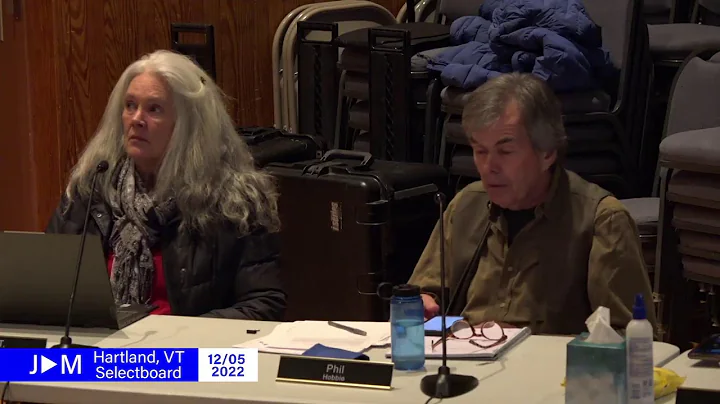 Hartland Selectboard 12/5/22