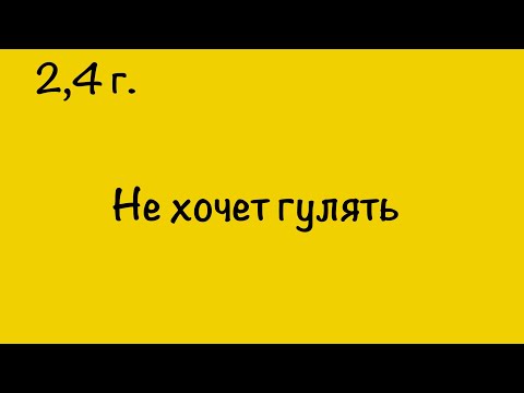 РЕБЁНОК НЕ ХОЧЕТ ГУЛЯТЬ