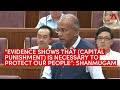 Strong support for death penalty reflected in polls of singapore neighbouring countries shanmugam