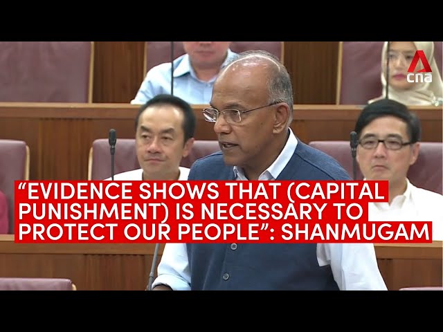 Strong support for death penalty reflected in polls of Singapore, neighbouring countries: Shanmugam class=