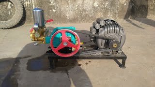 Agricultural HTP Sprayer Set, Electric HTP Pump Set, Three Piston Pressure Spray, Triplex Compressor