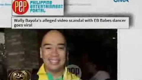 Wally Bayola's alleged video scandal with EB Babes dancer goes viral..