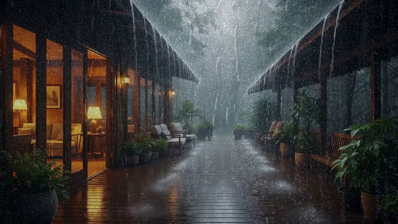 Cozy Cabin Rain ASMR Deep Sleep & Relaxation Sounds for Stress Relief ...