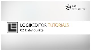 02 LOGIKEDITOR Tutorial Datenpunkte