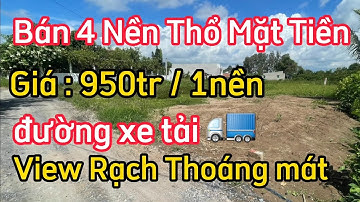 🔴 Bán 4 Nền Đất Thổ Mặt Tiền / đất cần giuộc giá rẻ / @baonhadatcangiuoc