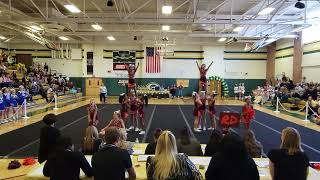 William Byrd Middle School at G-Town Throwdown Cheer Competition 2022