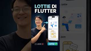 Cara Pakai Lottie di Flutter (JSON &amp; .lottie) #flutter #lottie #mobileapp #uiux #coding #developer