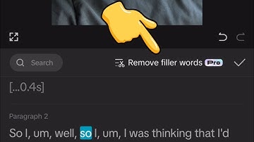 Remove Filler Words and Transcript Based Editing Tool CapCut Pro
