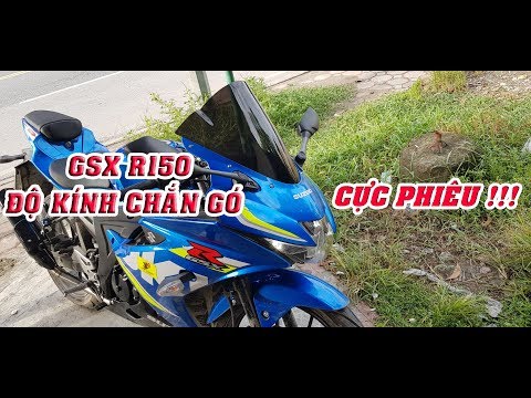 Video GSX R150 độ kính chắn gió cực đẹp | Phượt Safety. - youtube