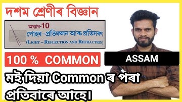 Class 10 Science Chapter 10 Important Question Answer//  General Science Common, Mcq Assam
