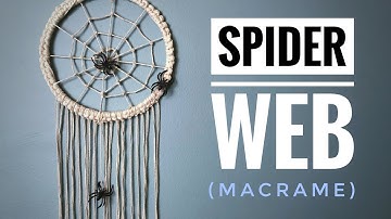 MACRAME Spider Web - Halloween Series (3 of 7)