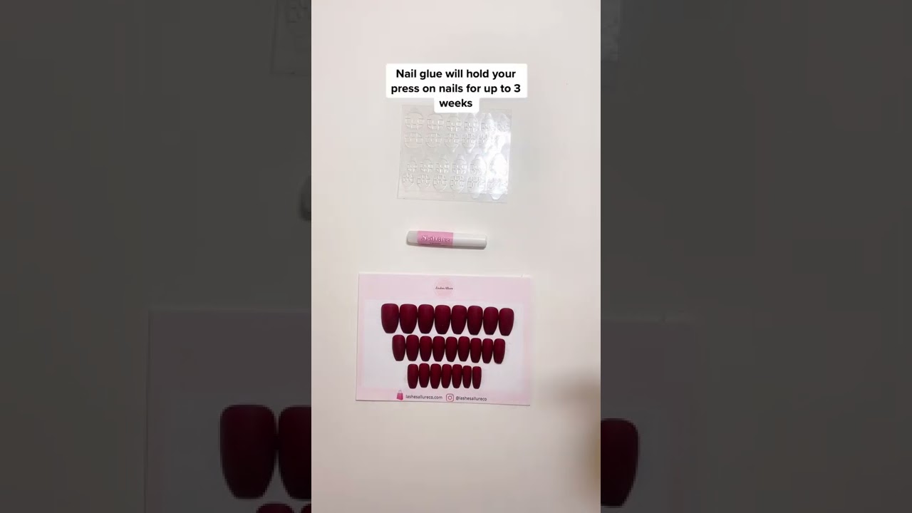 The difference between nail glue and adhesive tabs shorts YouTube