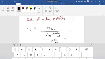 Treynor Black Model-04 by Amit Kumar Singh