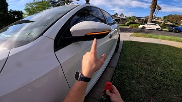 POV installing sequential turn signals on my VW Jetta GLI