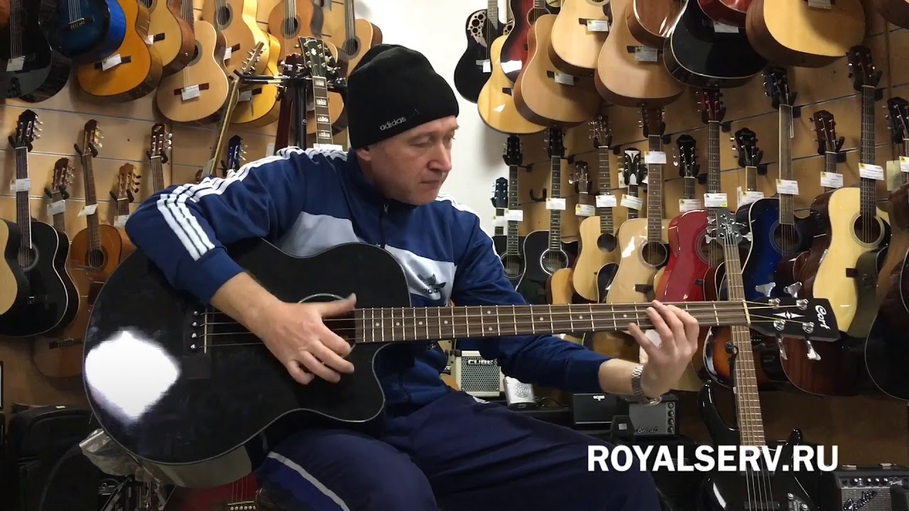 Акустический бас Cort AB850F BK Acoustic Bass Series - YouTube