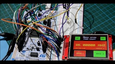 An Experimental STM32 GPS Disciplined Frequency Counter