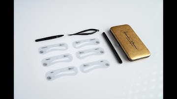 Microblading Tutorial - Deluxe Brows Brow Stencils