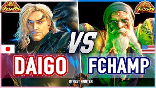 SF6 🔥 Daigo (Ken) vs Filipino Champ (Dhalsim) 🔥 Street Fighter 6