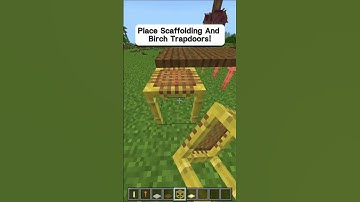 Picnic Table Tutorial Minecraft 1.20!