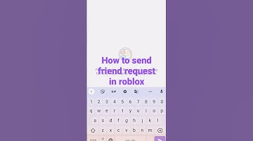 How to send friend request in roblox