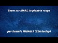 Zoom sur MARS, la planète rouge