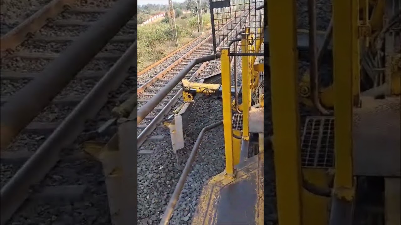 Railway # BRM(Ballast regulating machine) work # Subscribe Channel ll