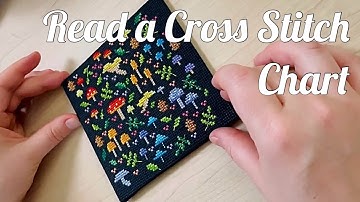 How to read a cross stitch pattern for beginners