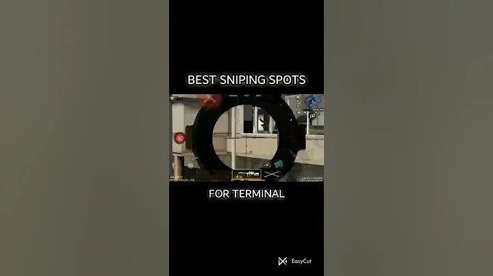 CODM:BEST SNIPING SPOTS FOR SNIPERS AT TERMINAL #codm #gaming #shorts #viralvideo