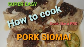 Pork Siomai How to cook #streetfood #porkrecipe #pinoyfood #filipinofood #howto