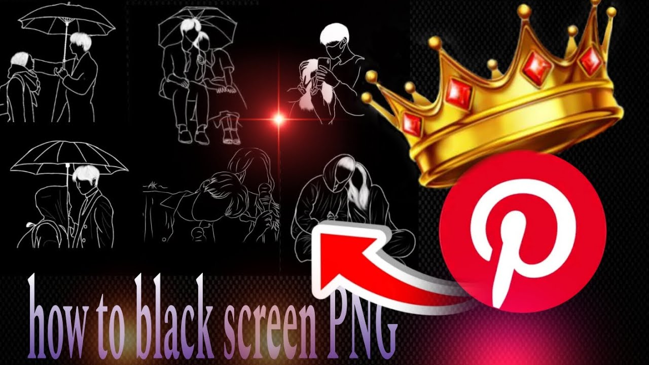 HOW TO BLACK SCREEN PNG || TUTORIAL VIDEO BLACK SCREEN PNG || LYRICS ...